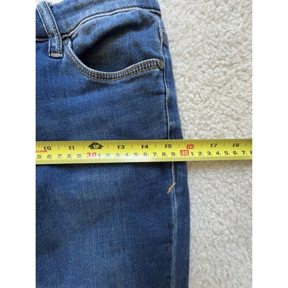 Anthropologie Pilcro & the Letterpress Script Frayed Hem Crop Jeans | Size 25 - Picture 4 of 9